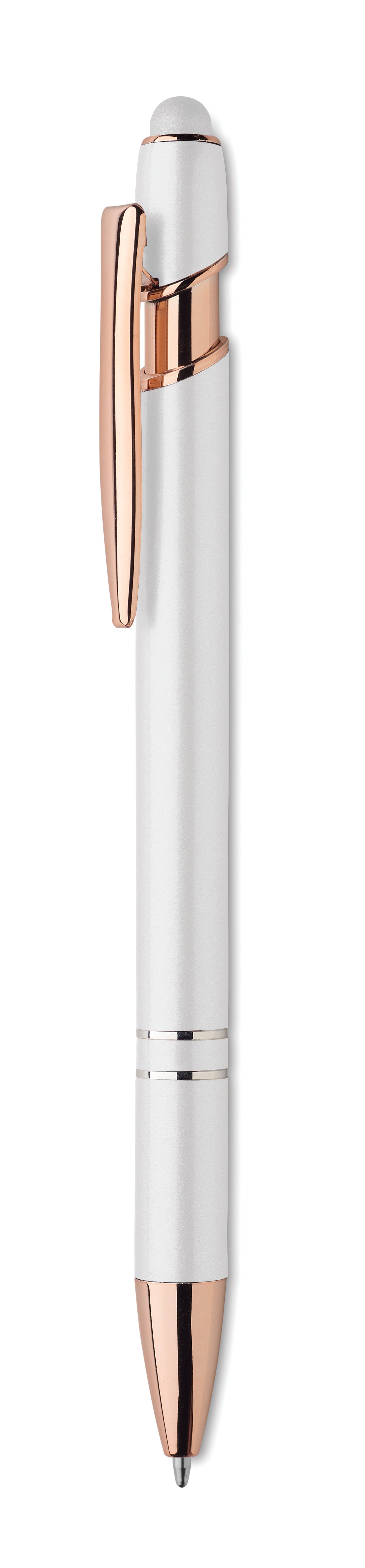 SCRIBBLE – Recycled aluminium pen – White