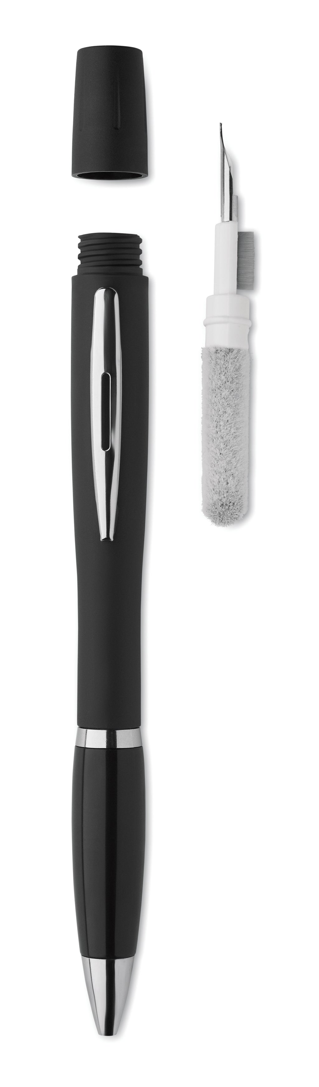 KLEEN SET – Pen with TWS cleaning set – Black