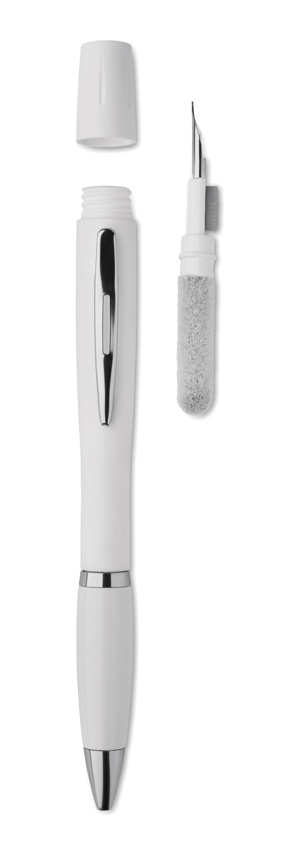 KLEEN SET – Pen with TWS cleaning set – White