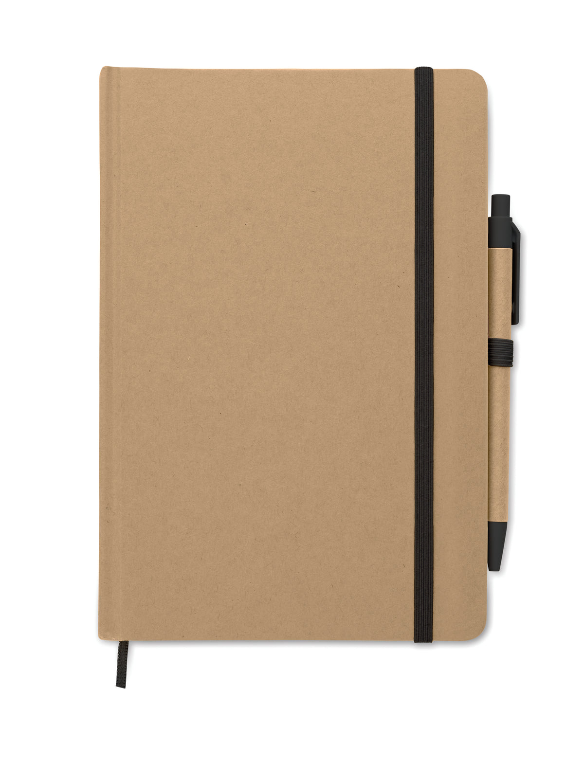 CARATIL – A5 notebook in recycled carton – Black