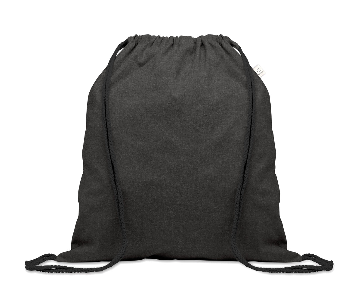 CABETRI COLOUR – Recycled 140 gr/m² cotton bag – Black