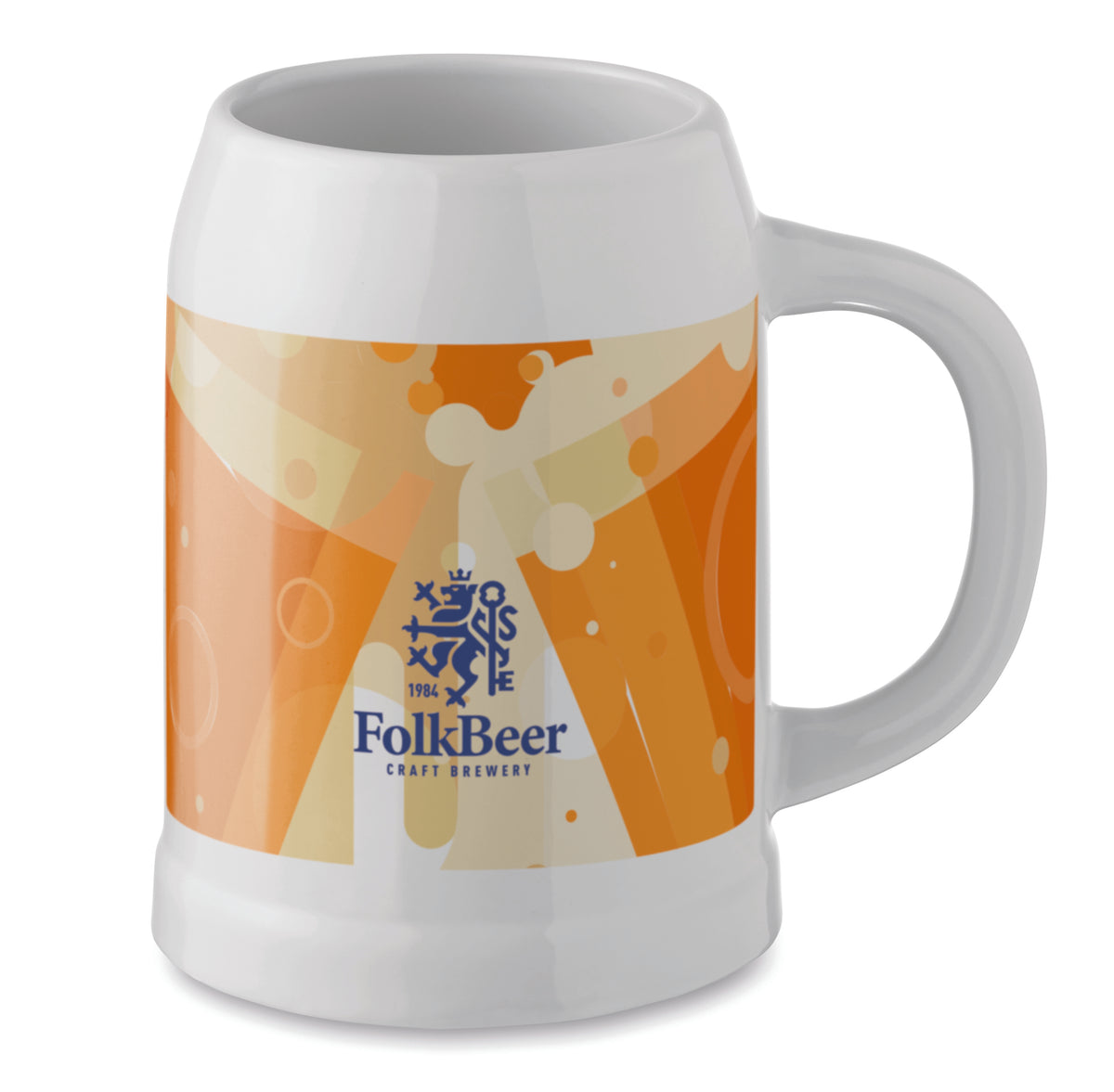 SUBLIER – Sublimation beer mug 500 ml – item picture printed