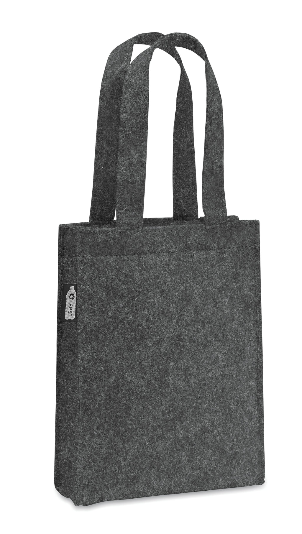 FELTOTE – Small RPET felt gift bag – Stone Grey