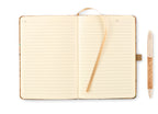 CORNOTA – A5 cork coloured notebook – item picture open