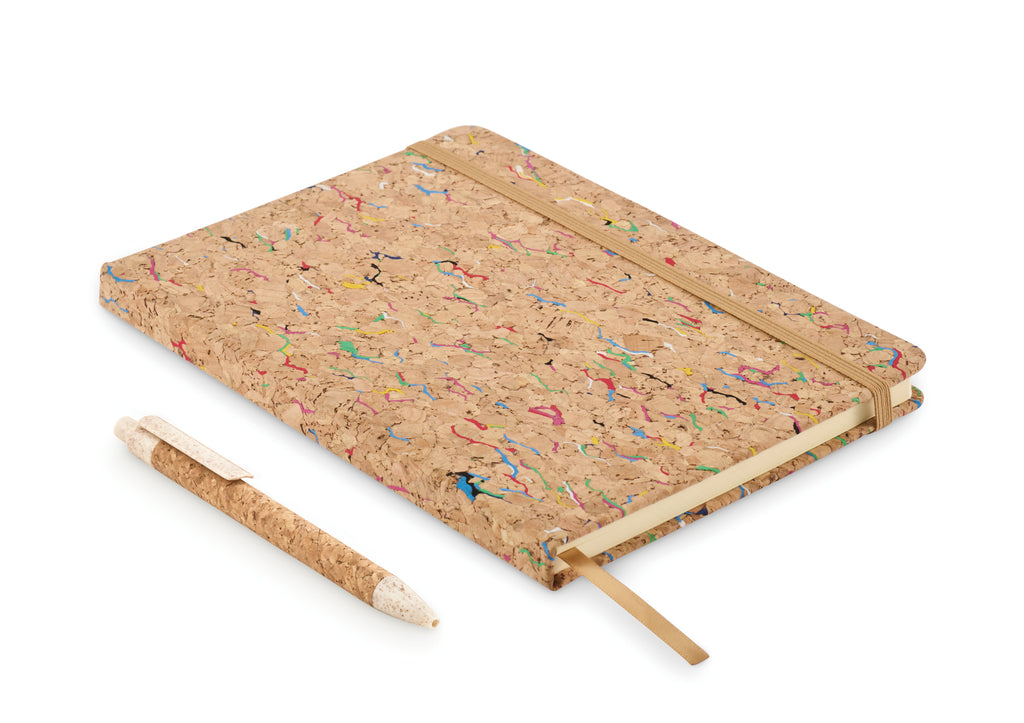 CORNOTA – A5 cork coloured notebook – Beige