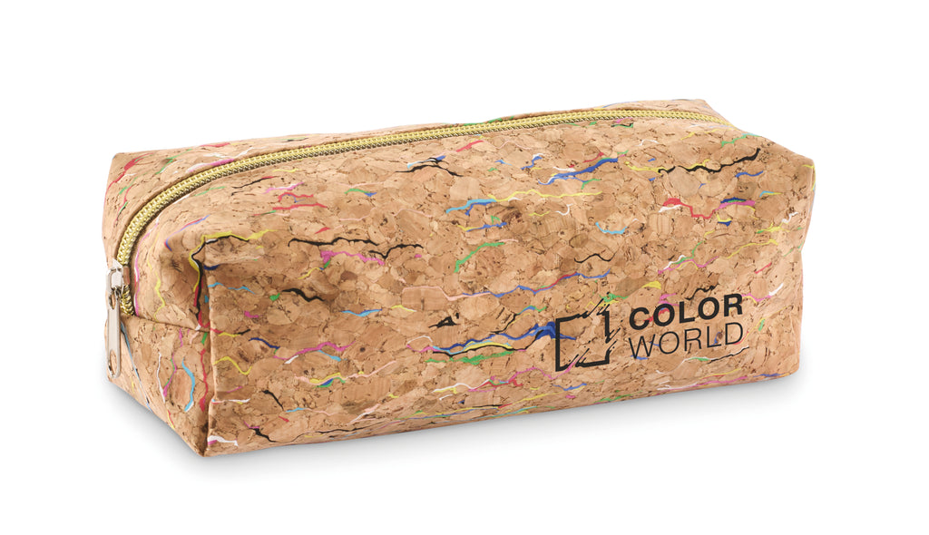 CORCHASO – Coloured cork pencil case – item picture printed