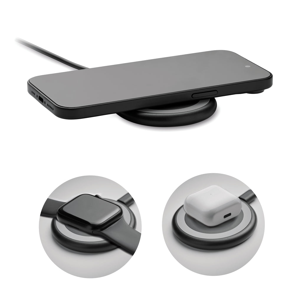 WERLIES – 3 in 1 wireless charger 15W – item picture back
