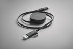 LINEA – 60W retractable charging cable – item detail picture
