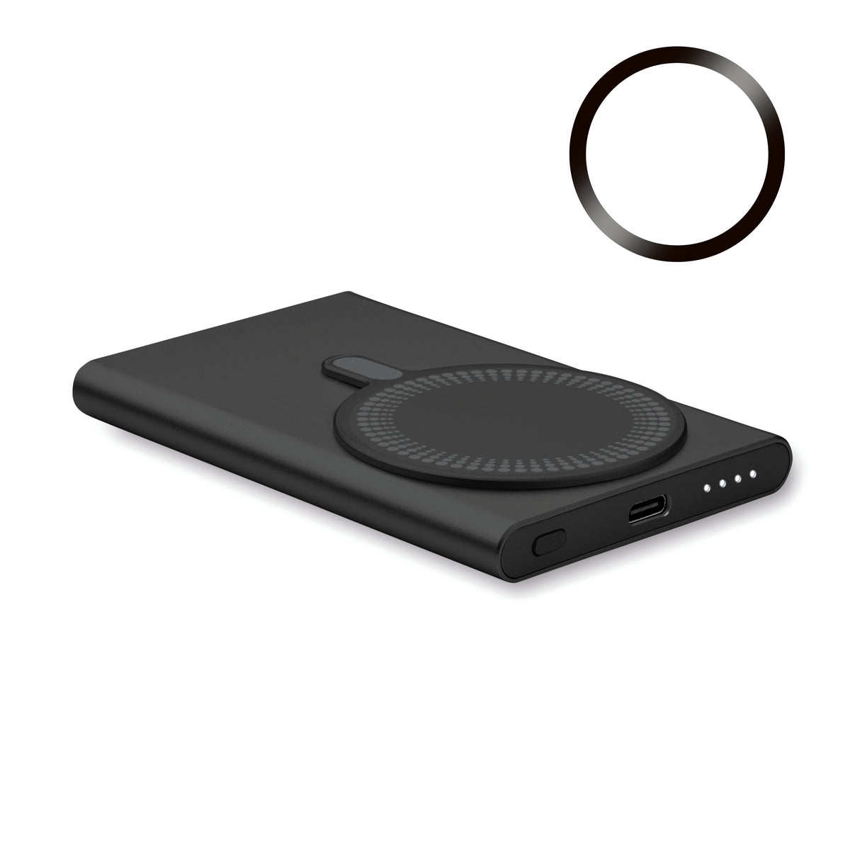 PAWTT – Magnetic Powerbank 5000mAh 15W – Black