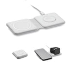 FLIP – 2 in 1 foldable charger 15W – White