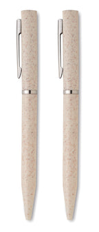 PEAT – Wheat straw/ABS twist pen set – item picture 5