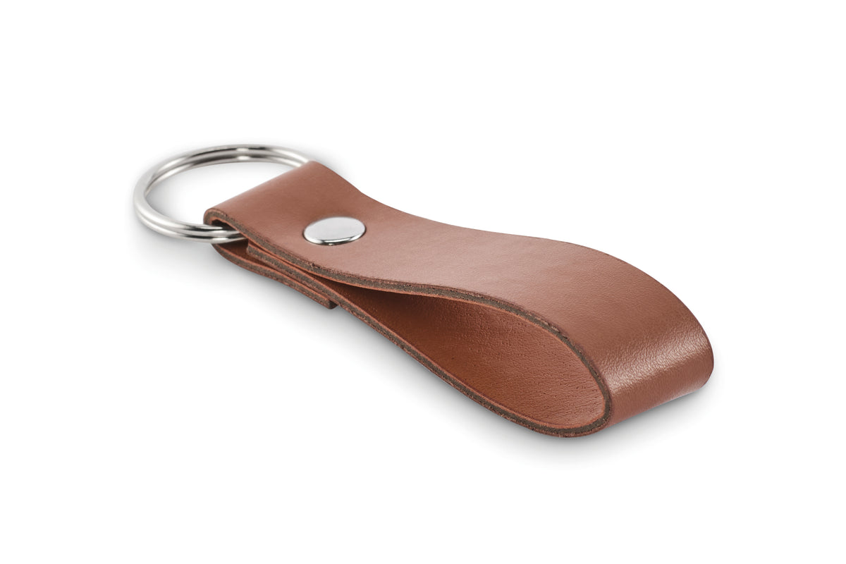 STROKEY – PU loop key ring – Brown