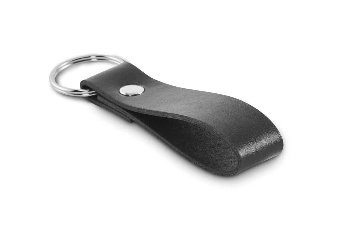 STROKEY – PU loop key ring – Black