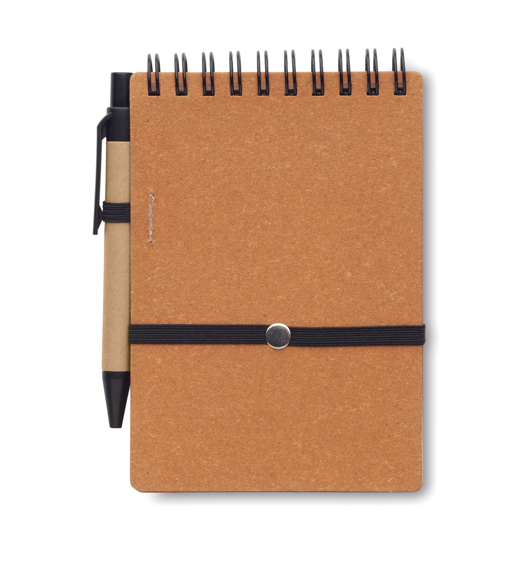 NOTIE – Recycled notebook with ball pen – item picture back