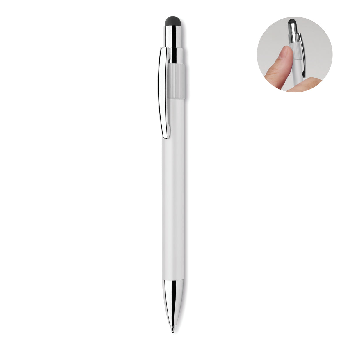 EDD – Stylus spinner pen – White