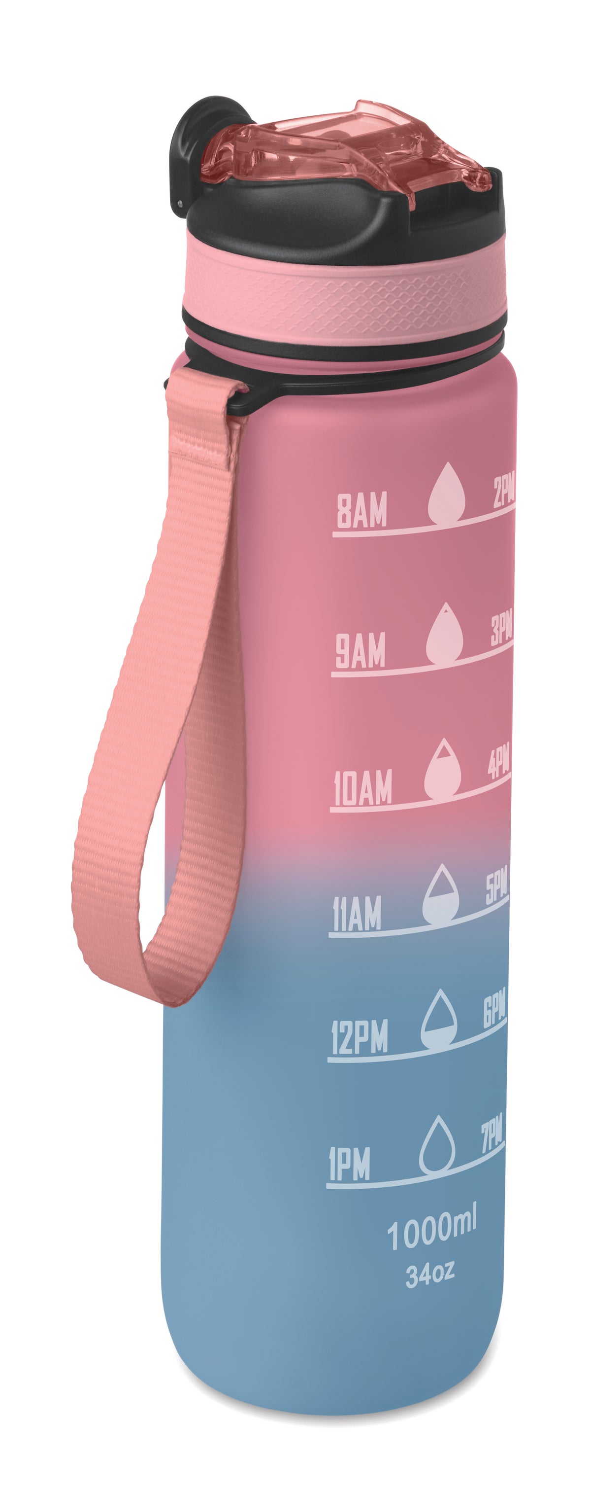 ACTIVATE – Sports water bottle RPET 1L – Baby Pink