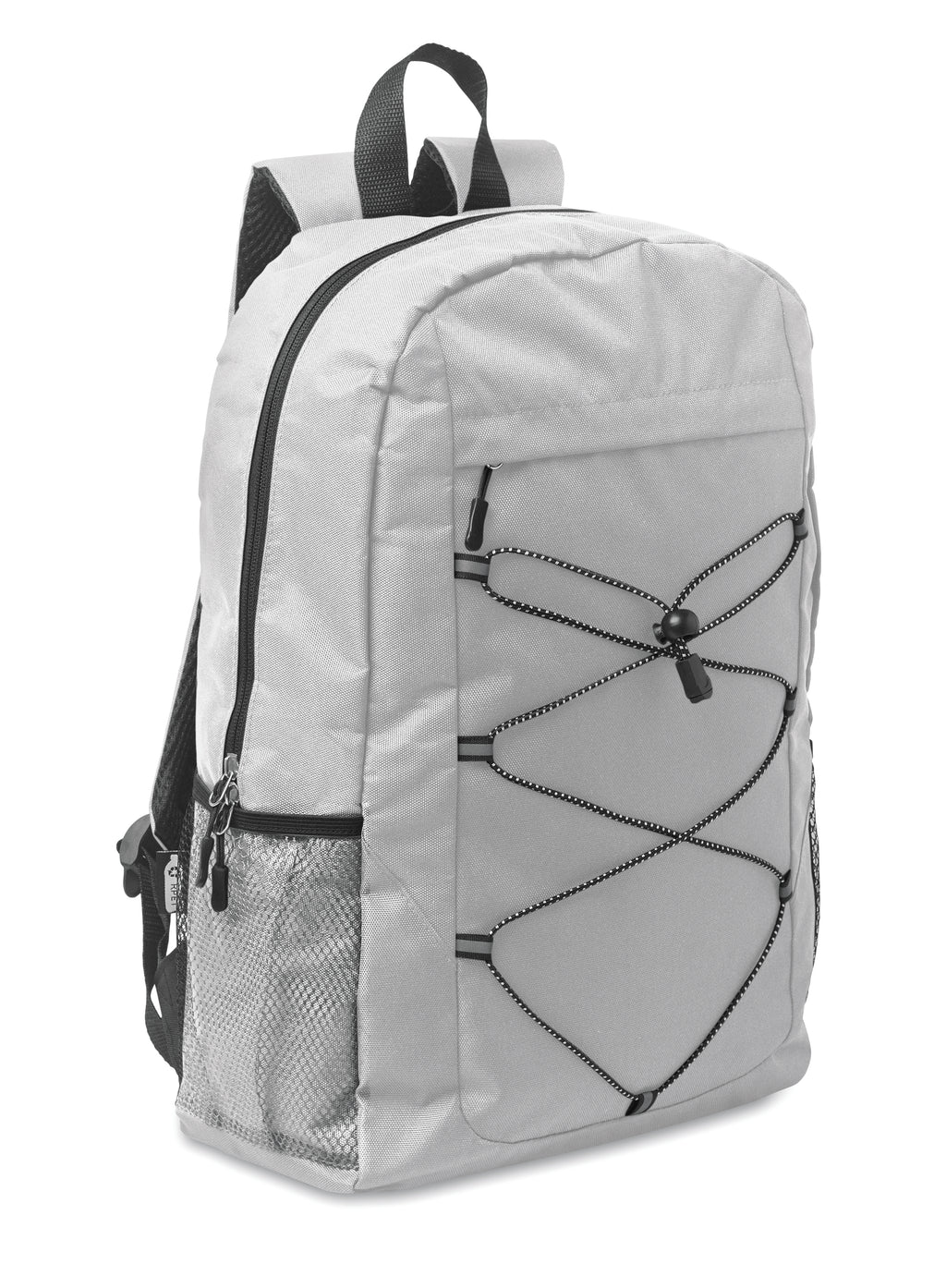 HIGE – 600D RPET polyester backpack – White