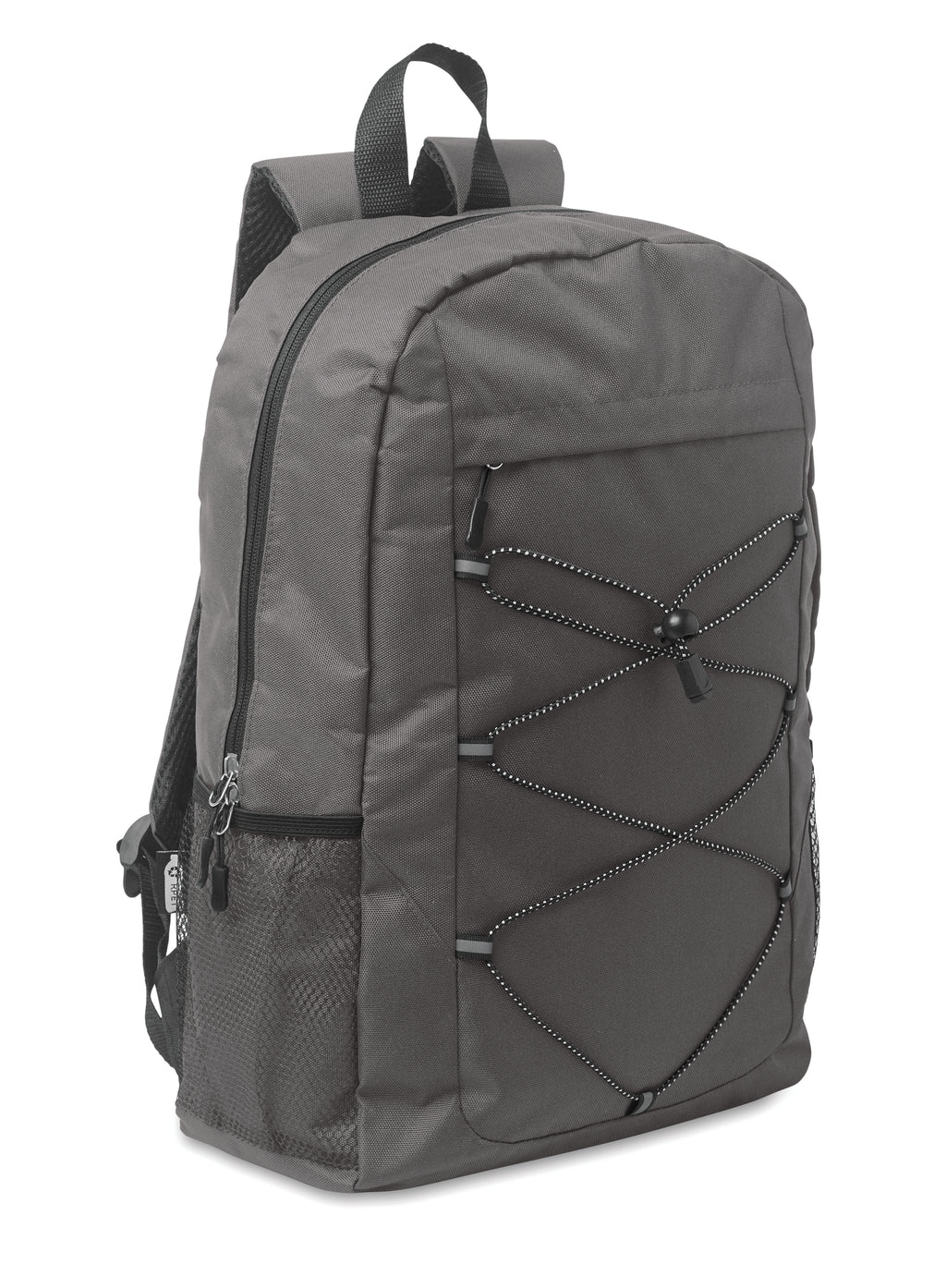 HIGE – 600D RPET polyester backpack – Stone Grey