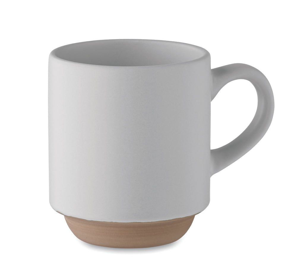 CERACK – Ceramic stackable mug 170 ml – White