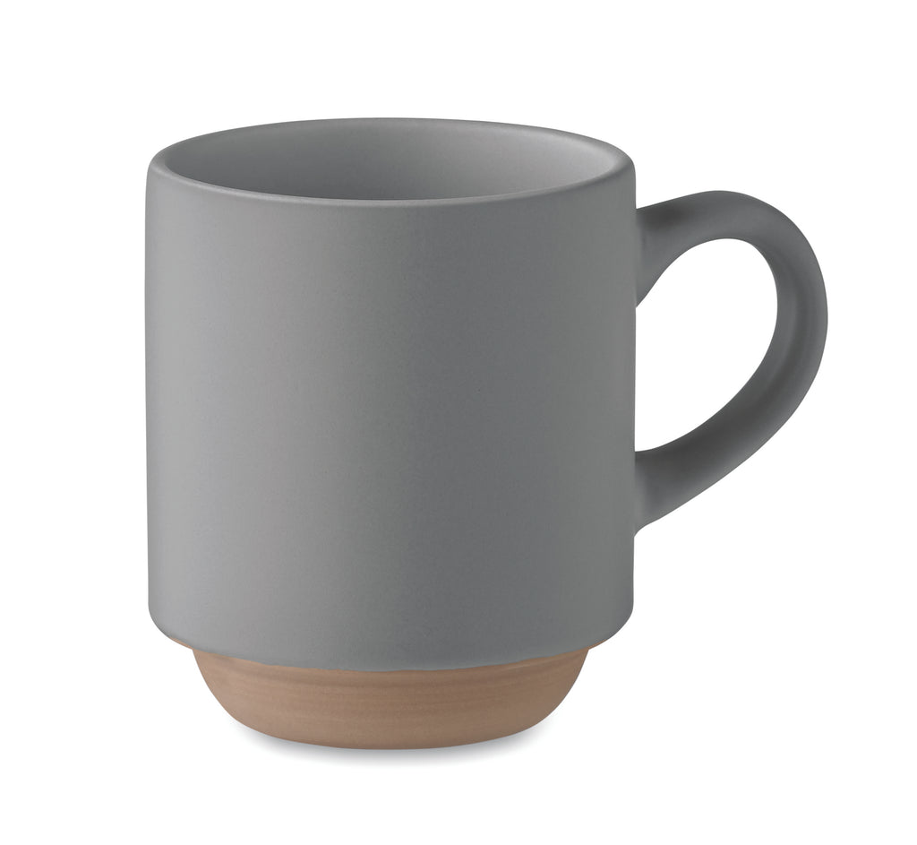 CERACK – Ceramic stackable mug 170 ml – Grey