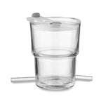 SIP – Glass tumbler with straw 400ml – item picture back
