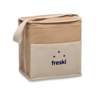 LONA – Jute and canvas cooler bag 3L – item picture printed