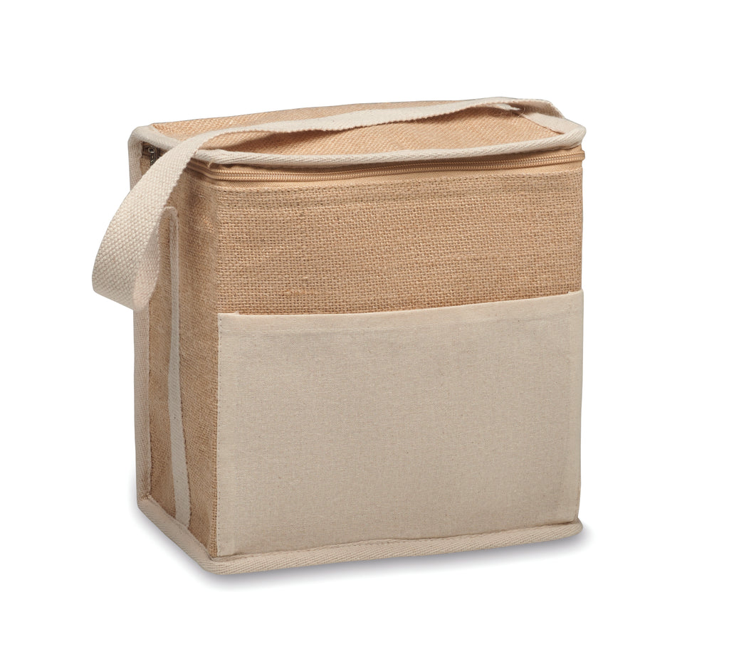LONA – Jute and canvas cooler bag 3L – Beige