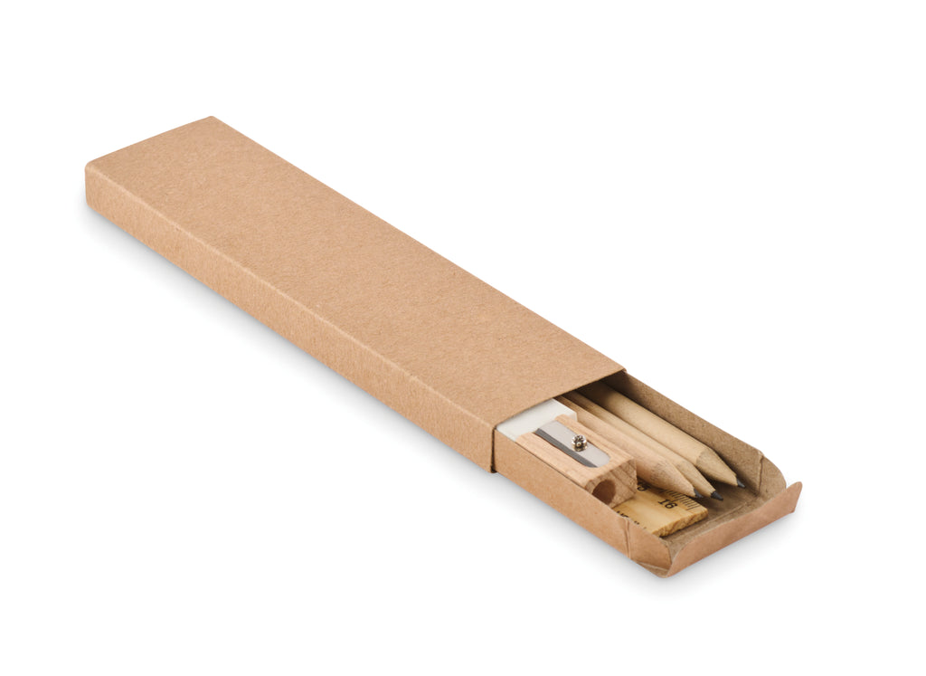 STOX – Paper box stationery set – item picture back