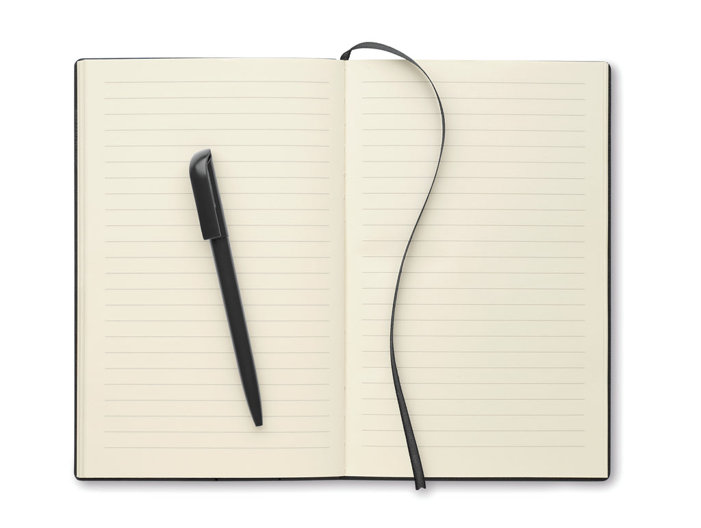 NOTA – A5 PU notebook with pen – item picture open