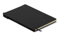 NOTA – A5 PU notebook with pen – Black