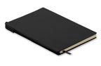NOTA – A5 PU notebook with pen – Black