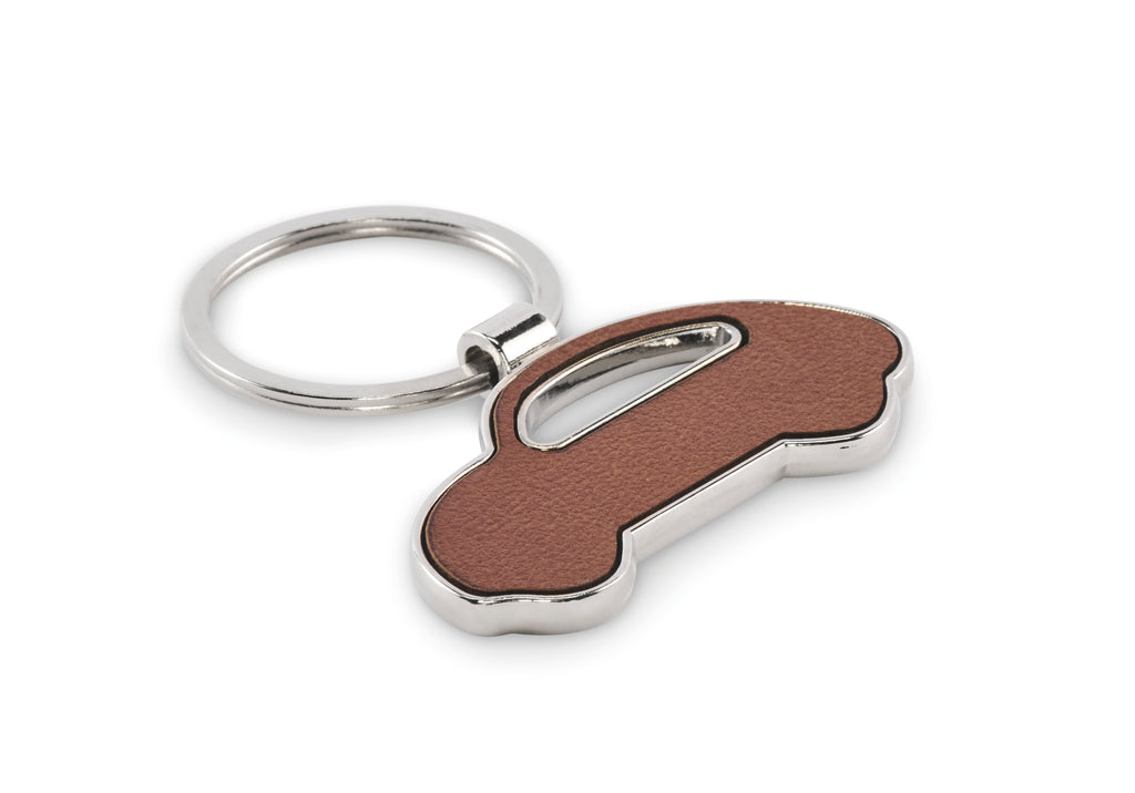LAR – Car shaped key ring – Brown