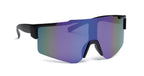 SHINE – Mirrored sports sunglasses – Blue
