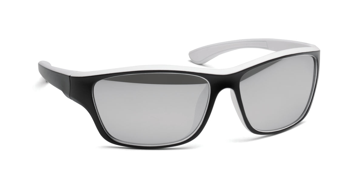 YUMA – Mirrored sport sunglasses UV400 – White