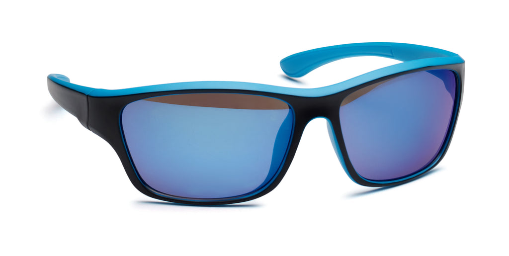 YUMA – Mirrored sport sunglasses UV400 – Turquoise