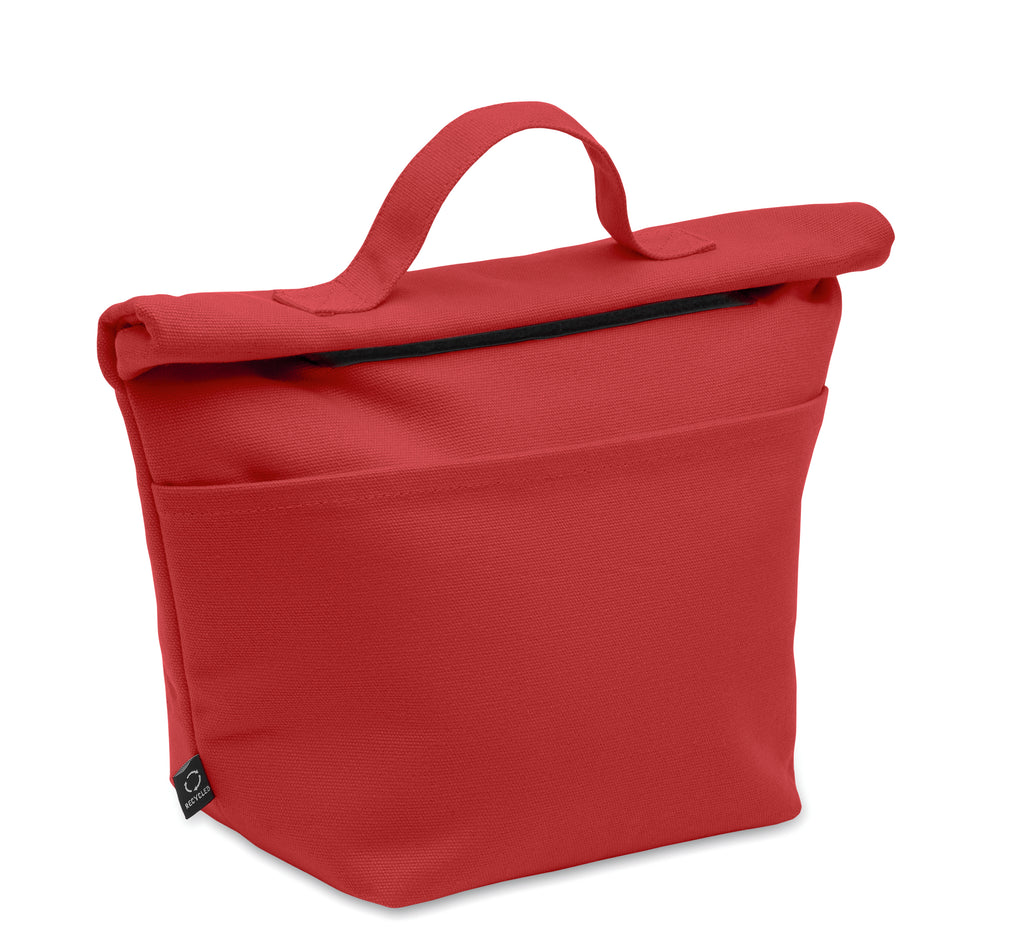 RECOBA COLOUR – Recycled cotton cooler bag – Red