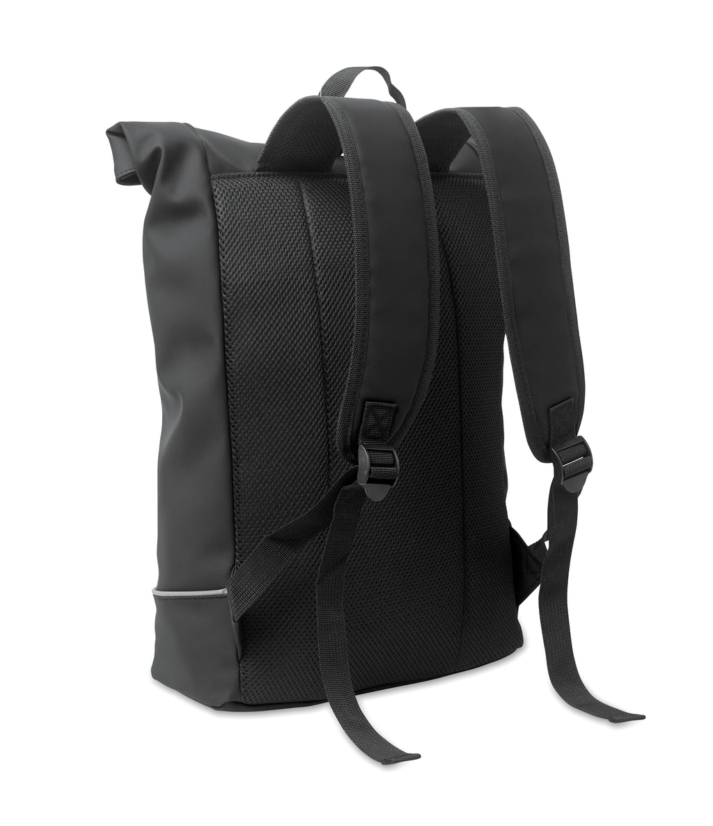 LAPTOSA – Laptop 15" roll top PU backpack – item picture 7