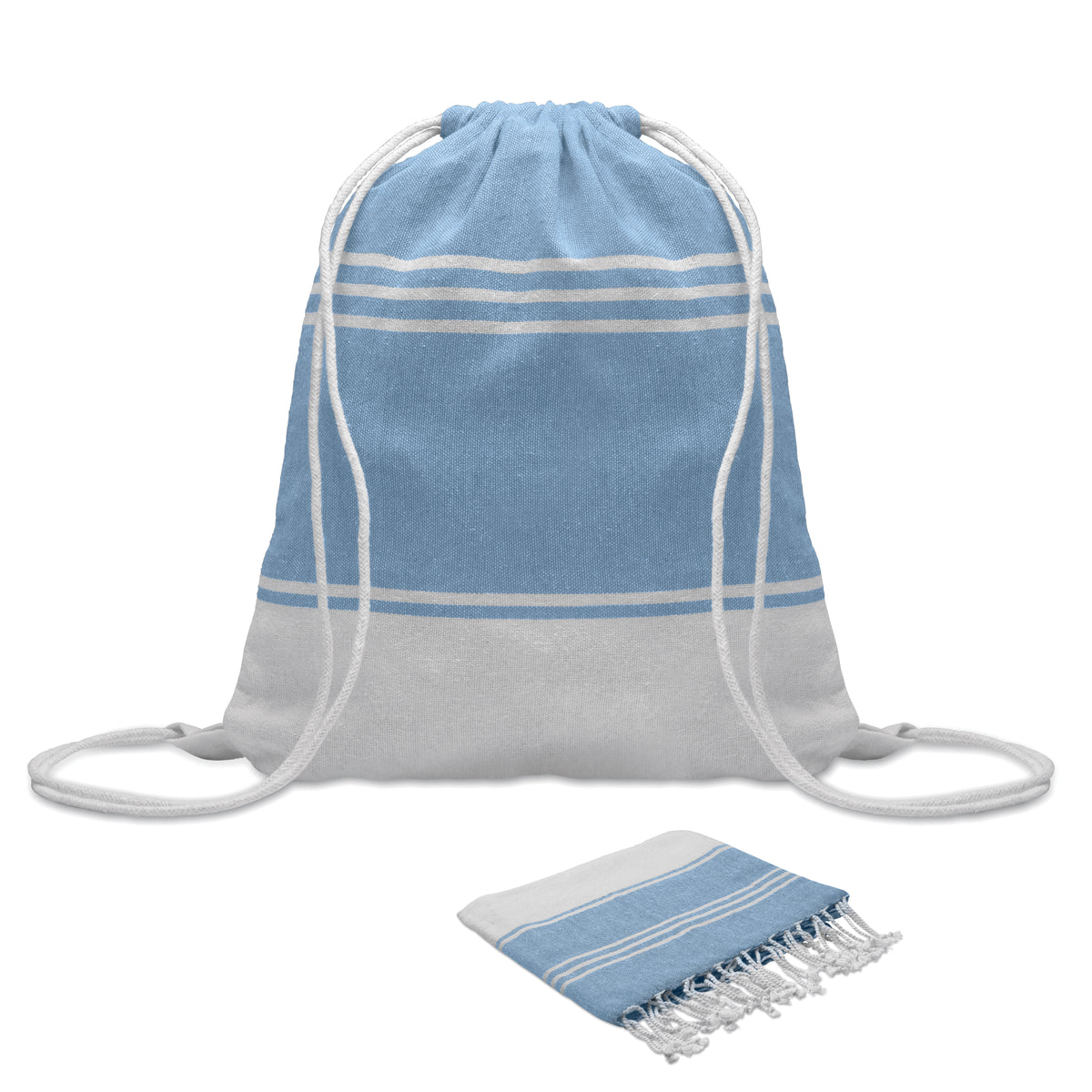 HAMMA – Hammam towel drawstring set – Turquoise