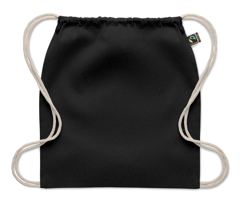 OSOLE DRAW COLOUR – Drawstring bag Fairtrade 180gr – item picture back