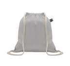 OSOLE DRAW COLOUR – Drawstring bag Fairtrade 180gr – Grey