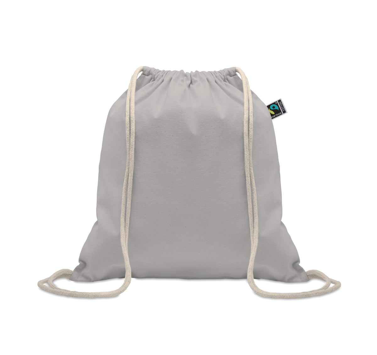 OSOLE DRAW COLOUR – Drawstring bag Fairtrade 180gr – Grey