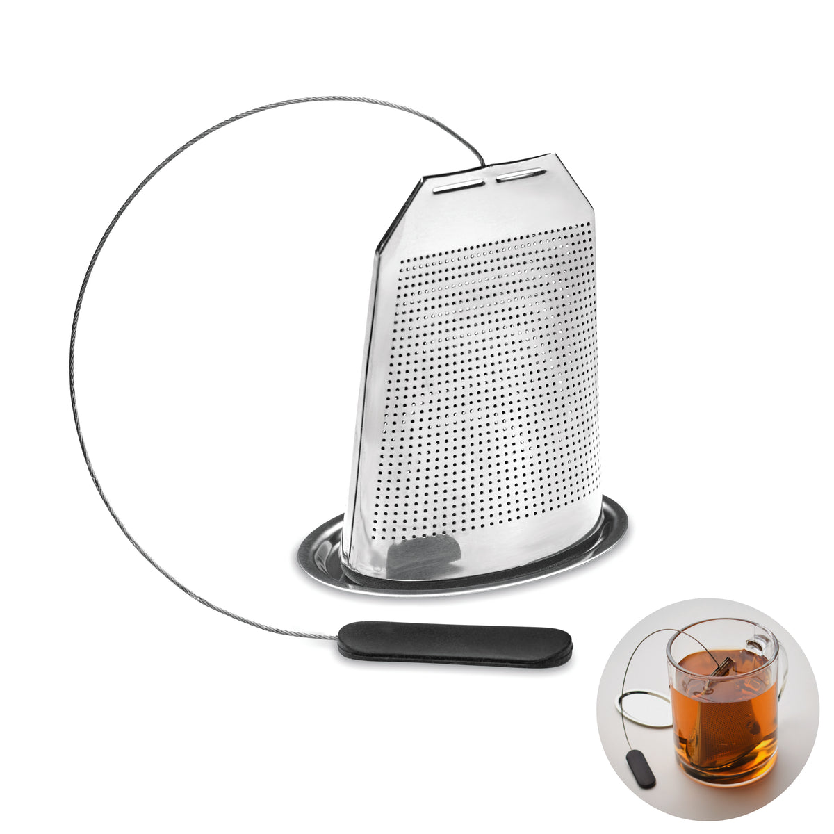 TEAFUSER – Tea infuser in stainless steel – Black