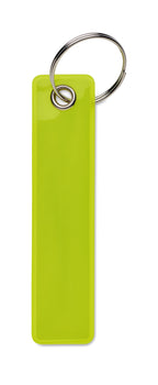 KEYFLECT – Reflective key ring in PVC – Neon Yellow