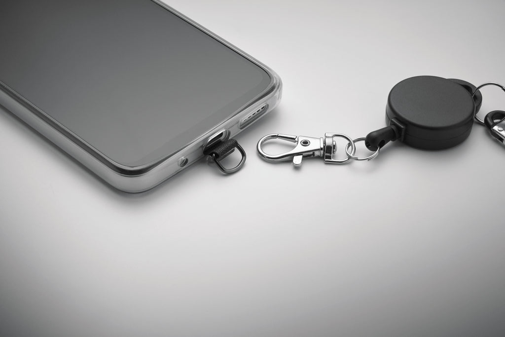 RETRO – Retractable phone holder – item picture open