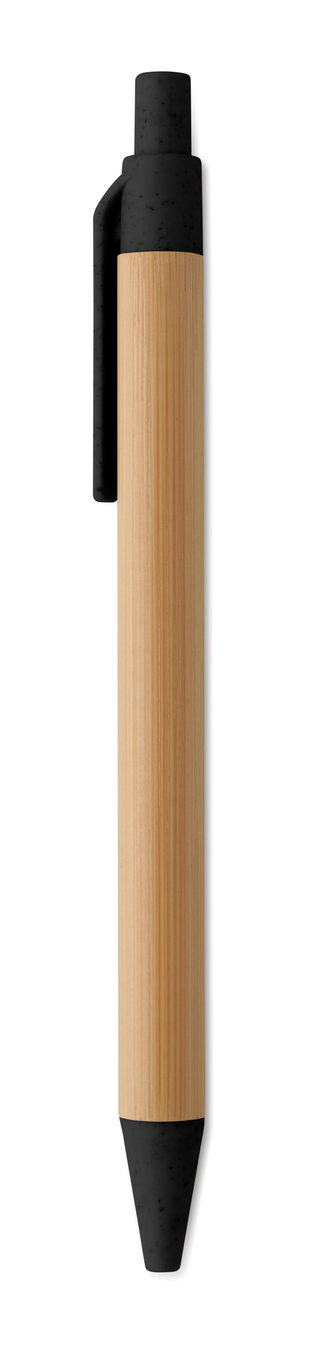 ITEA COLOUR – Push button ball pen in bamboo – item picture 2