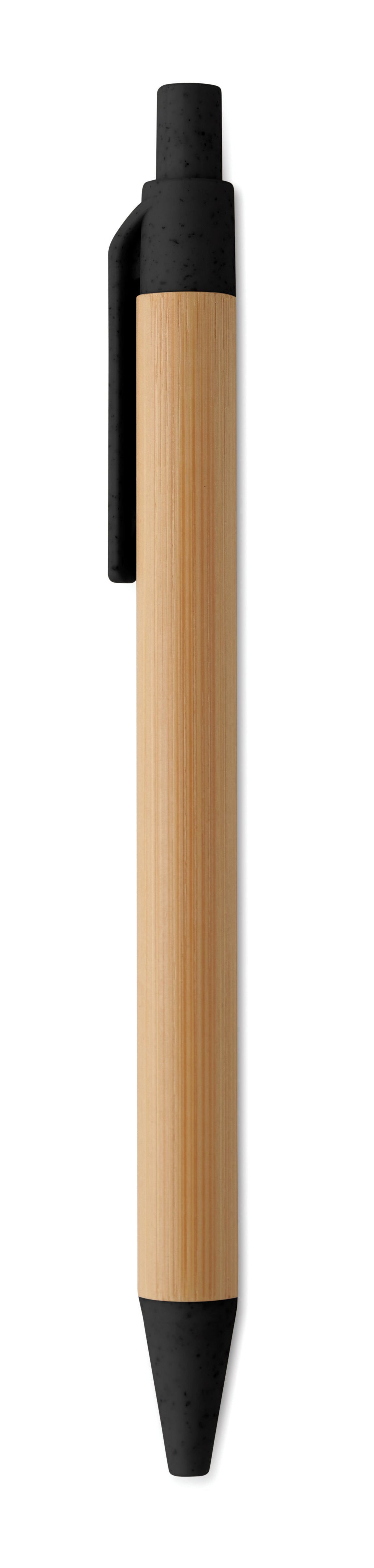 ITEA COLOUR – Push button ball pen in bamboo – item picture 2