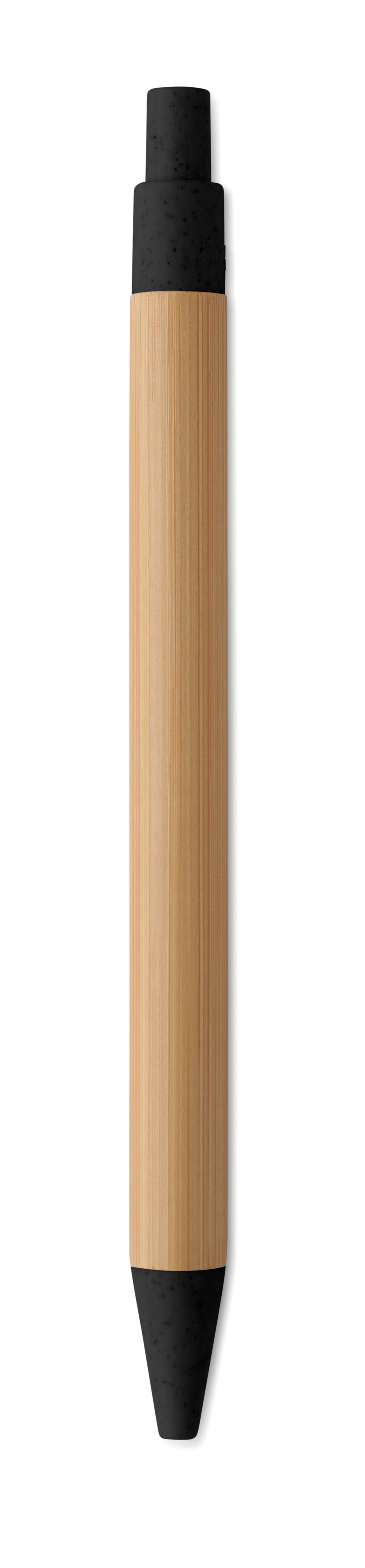 ITEA COLOUR – Push button ball pen in bamboo – item picture 3