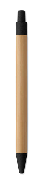 ITEA COLOUR – Push button ball pen in bamboo – item picture 3