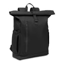 BANGKOK ROLL – Rolltop laptop rucksack 600D – Black
