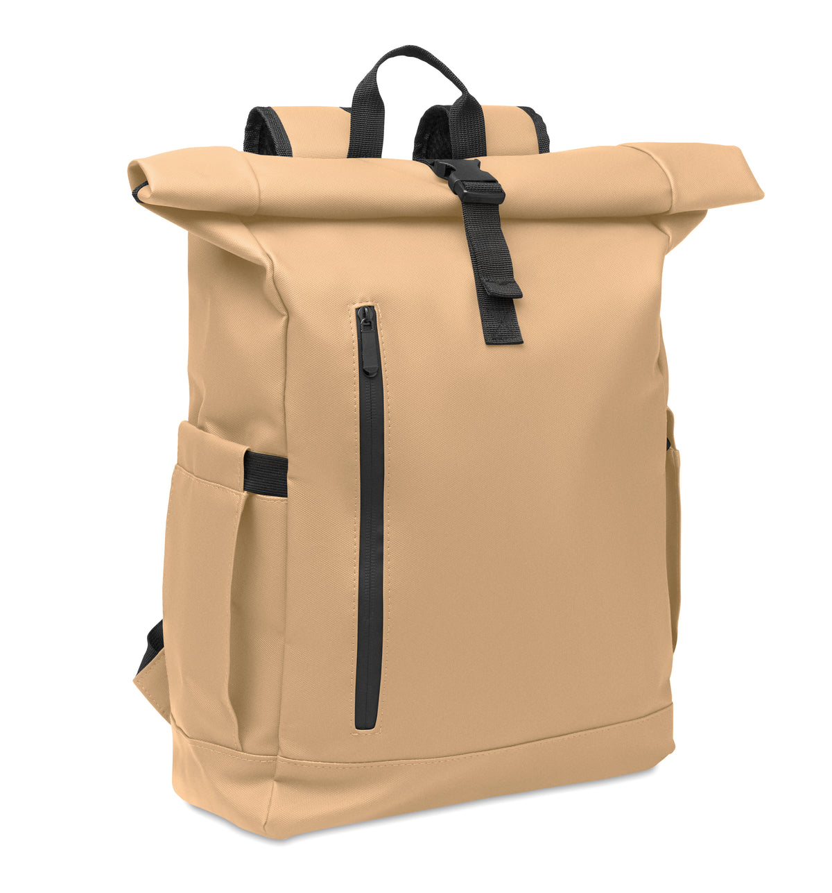 BANGKOK ROLL – Rolltop laptop rucksack 600D – Khaki
